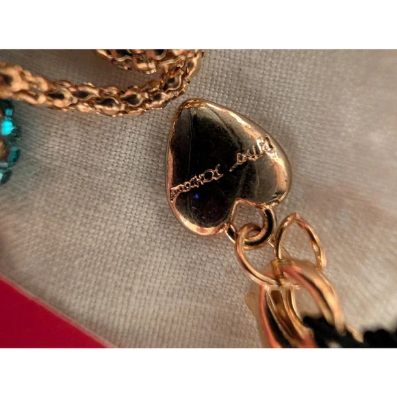 Betsey Johnson Blue Bird Necklace NWT Retired Y2K Fairycore Cottagecore - Picture 7 of 9